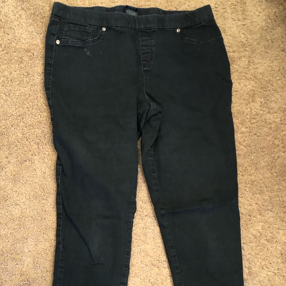 Black jeggings